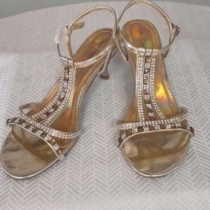 Gold Formal Heels